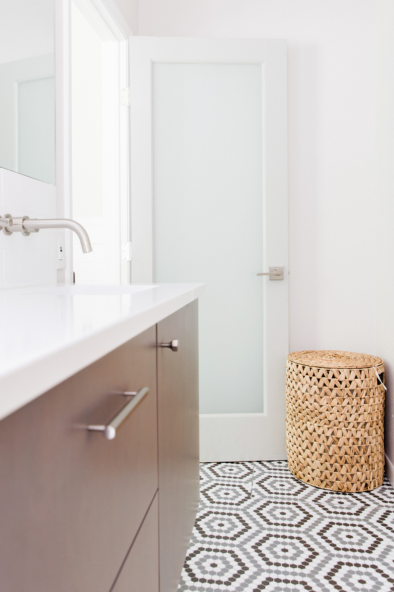 Bright Modern Bathroom by Renee Yee Interiors
